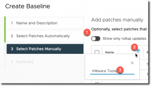 Create Baseline - Filter Patches