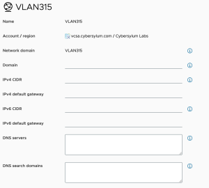 VLAN315 before update